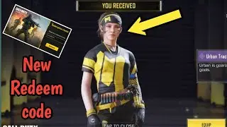 Free Urban Tracker Skin Redeem code codm 2023 | cod Mobile Redeem code | codm Redeem code 2023