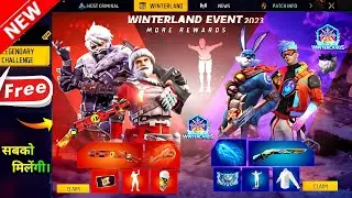 WINTERLAND EVENT CALENDAR FF 2023 | FF NEW EVENT | FREE FIRE NEW EVENT | FF TODAY NEW 8 DECEMBER