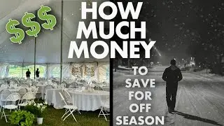 💰 How Much Should You Save to Survive the Off-Season? 🥶 | Event Rental Business Guide