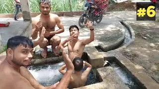 Jab suddenly tubewell par nahane ka plan bana..😜 | Ep 06| my first village vlogs | Oye Rover | Vlog