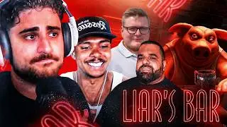 VERY FUNNY ROUNDS OF LIARS BAR😂🤬 Liars Bar with Eli, Willy, Ali & Seyyn🔥