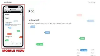 WordPress Floating Price Tag Animation background