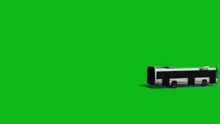 Bus Green screen cartoon