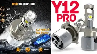 H4 Y12 Pro Mini Projector Led Headlight Bulbs