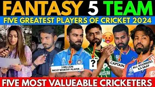 5 Greatest Cricket Players | India Hold Top 4 Positions | Fantasy 5 Team of 2024