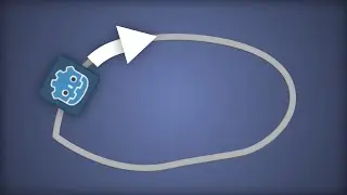Move an object along a path (Godot 3)