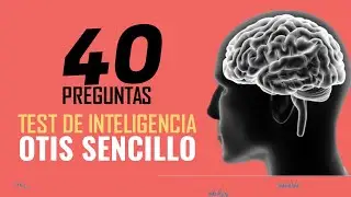 Test de inteligencia OTIS SENCILLO🔆 40 preguntas y respuestas 💪