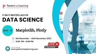Day 04 - Matplotlib, Plotly || Data Science || Matplotlib VS Plotly in Python ||Pantech eLearning