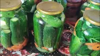 Самый вкусный рецепт огурцов маринованных с морковью и луком!Вкуснее не знаю!