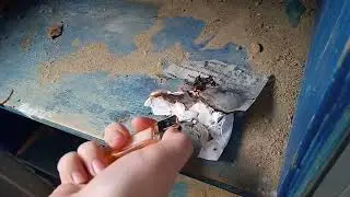 Бумажка горит
