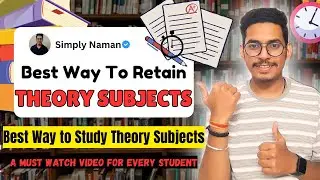 This Is How You Can Retain Theory Subjects | Best Way To Learn Theory Subjects | Must Watch #cainter