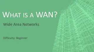 What is a WAN?