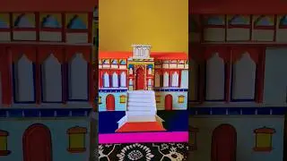 #badrinath temple model | #cardboardcraft #diy #hindutemple #art #craft #devbhoomi #badrinath