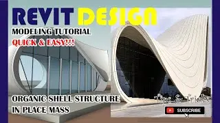 RD016. Modeling Tutorial. Organic Shell Structure in Revit.