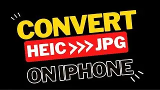 How to convert HEIC file to JPG on iPhone 📲 easy workaround no 3rd party software