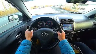 2008 TOYOTA COROLLA E150 1.6MMT POV TEST DRIVE | ТЕСТ ДРАЙВ ОТ ПЕРВОГО ЛИЦА