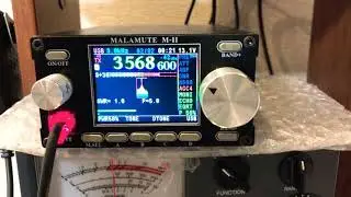 Трансивер Маламут М 2 работа в wspr-2 на диапазоне 80м. 5 Вт.
