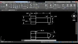 AutoCAD Tutorial - How to Make Bolt