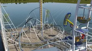 Megalodon POV - RMC Single Rail - Nolimits 2