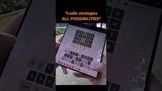 Leslie might be the BEST at Wordle