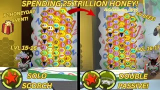 Spending 25 TRILLION Honey On My Hive! | Bee Swarm Simulator