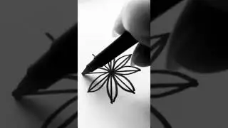 Cool flower Easy drawing