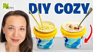 Super Easy Last Minute Christmas Gift that will get used!  DIY Ice Cream + Instant Noodles Cozy