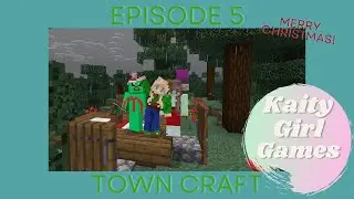 Town Craft: Episode 5 - Building a Storage Room and a Christmas Party!!!