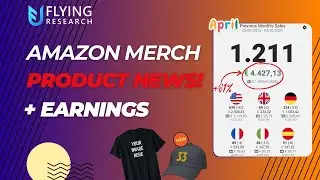Amazon Merch - New Custom Shirt, New Cap, New Tumbler? + Amazon Merch Earnings April 2024