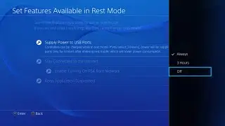 Turn off power to USB ports in Rest Mode to make PS4 silent