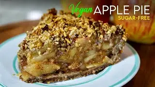 VEGAN APPLE PIE ❤️ gluten-free, sugar-free, and scrumptious for the holidays!