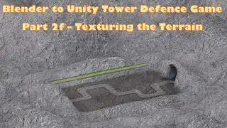 Blender to Unity Tower Defense Game – 2f - Texturing the Terrain in Substance Painter