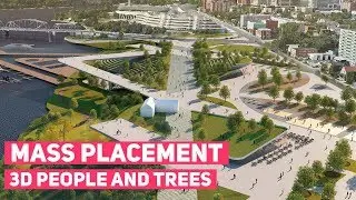 Populate your scene with 3D People and Trees | RhinoScript