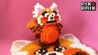 Turning Red 3D - Pix Brix Instructions