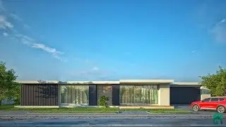 Vray Next Sketchup Flat House Realistic Render