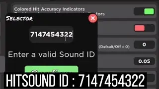 Osu! hitsound​ | Funky Friday​ (Roblox)​