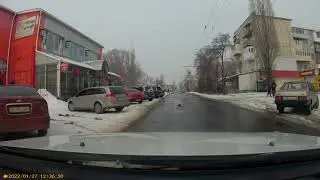 27.01.2022г. г.Северодонецк. Покатушки на машине.