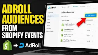 How to update AdRoll audiences from Shopify events - Quick Tutorial