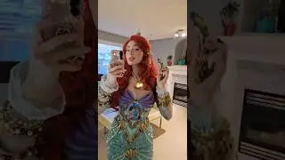 Hadmade Mermaid Design 🧜‍♀️ #mermaid #ariel #thelittlemermaid #siren #mermaidcostume #cosplay