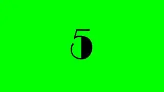 Countdown Timer Green Screen Background || Timer ⏲ Green Screen || 10 To 1 Second