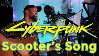 Cyberpunk 2077 - Scooter's Song/Acoustic Version of Night City Theme  (Lesson - Chords onscreen)