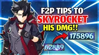 Advance F2P Tips & Tricks To Boost Wriothesley's Damage! Genshin Impact