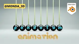 How to make Pendulum Animation in few min's? [BLENDER3.4]