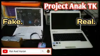 Membuat Laptop dari Kardus Project Anak TK
