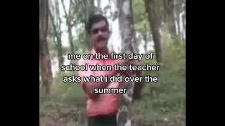 First day at school be like