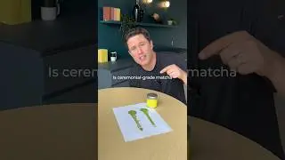 Ceremonial vs culinary matcha 👀🍵