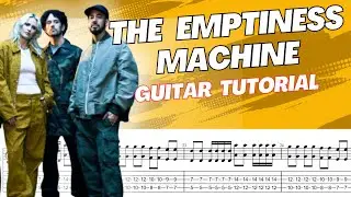 The Emptiness Machine Linkin Park Guitar Tutorial + TABS