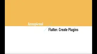 Flutter: Create plugin package and steps to publish