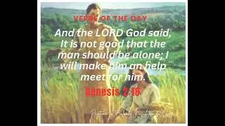 4. Verse of the Day / God make man a helper