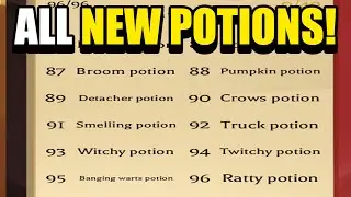 All NEW Potions RECIPES in WACKY WIZARDS! (UNLOCK THEM ALL) (Roblox)